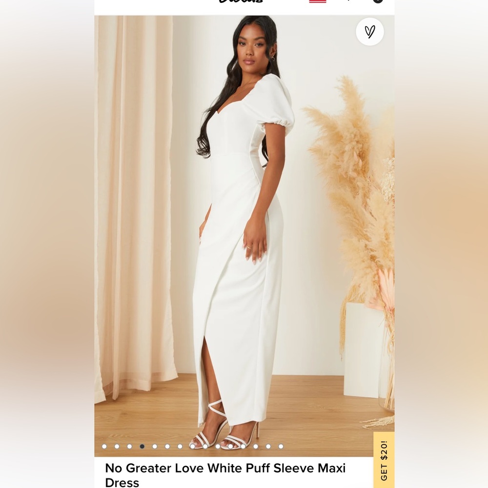 White lulu dress